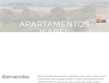 Tablet Screenshot of apartamentosisabelbolonia.com